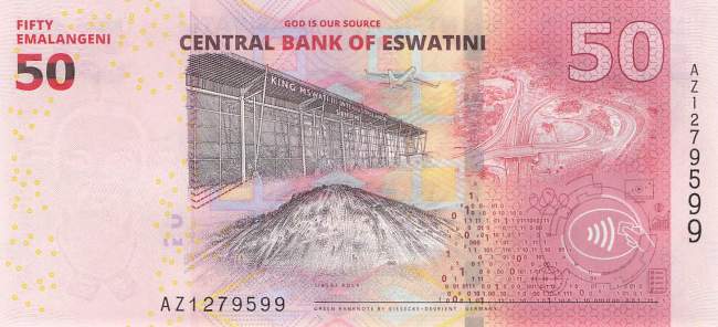 Swaziland p46 50 Emalangeni 2024 replacement